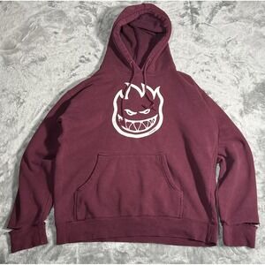 Spitfire Skateboard Hoodie Medium Baggy 90s Y2K Grunge Thrashed Vintage‎